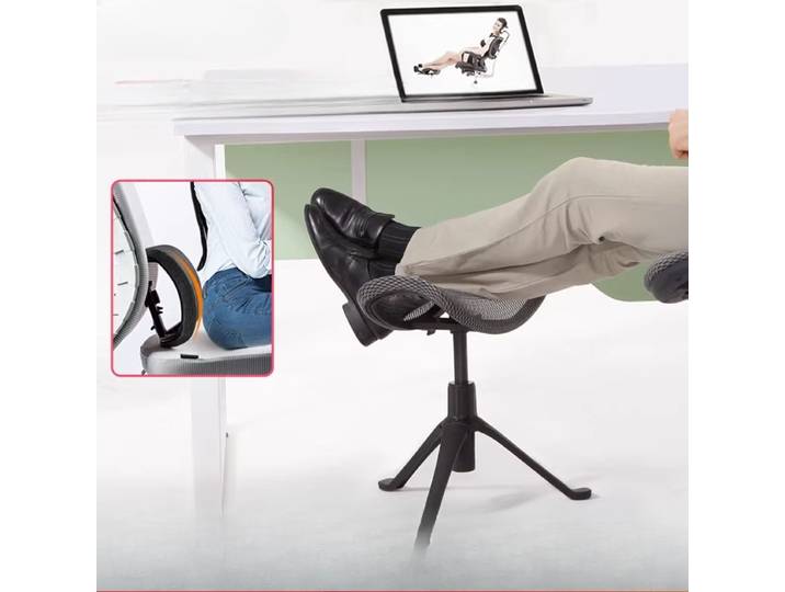 Repose-pieds sous le bureau, repose-pieds réglable pour chaise de bureau, repose-jambes ergonomique pour une meilleure posture assise, tabouret de sieste pour femmes enceintes
