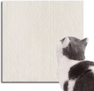 Inspire Curations Self Adhesive Cat Scratching Mat Trimmable Furniture Protector & DIY Scratcher Carpet beige 30x60cm