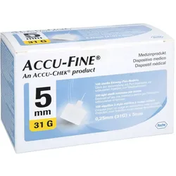 Accu Fine sterile Nadeln f. Insulinpens 5 mm 31G