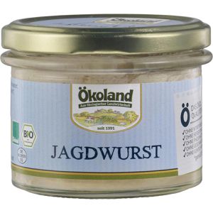 Ökoland Wurstkonserve Jagdwurst, BIO, Schweinefleisch, 160 g