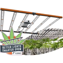 Professionelle grow lampe für Cannabispflanzen "Spydr Fang" von Fluence 626W 1600 μmol/s