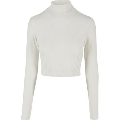 Sweatshirt ROCAWEAR "Rocawear Damen Rocawear AllAround Crewneck", Damen, Gr. M, weiß (sanftes weiß), 95% Baumwolle, 5% Elasthan, Rundhals, Sweatshirts Sweatshirt