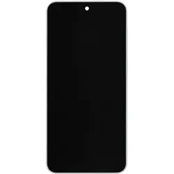 Samsung Display-Einheit für Galaxy A37 5G mit Rahmen Super AMOLED Service Pack (Display), Mobilgerät Ersatzteile, Weiss