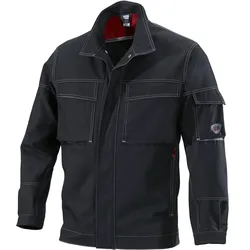 Bundjacke "1787-555" - 60/62 - schwarz/dunkelgrau
