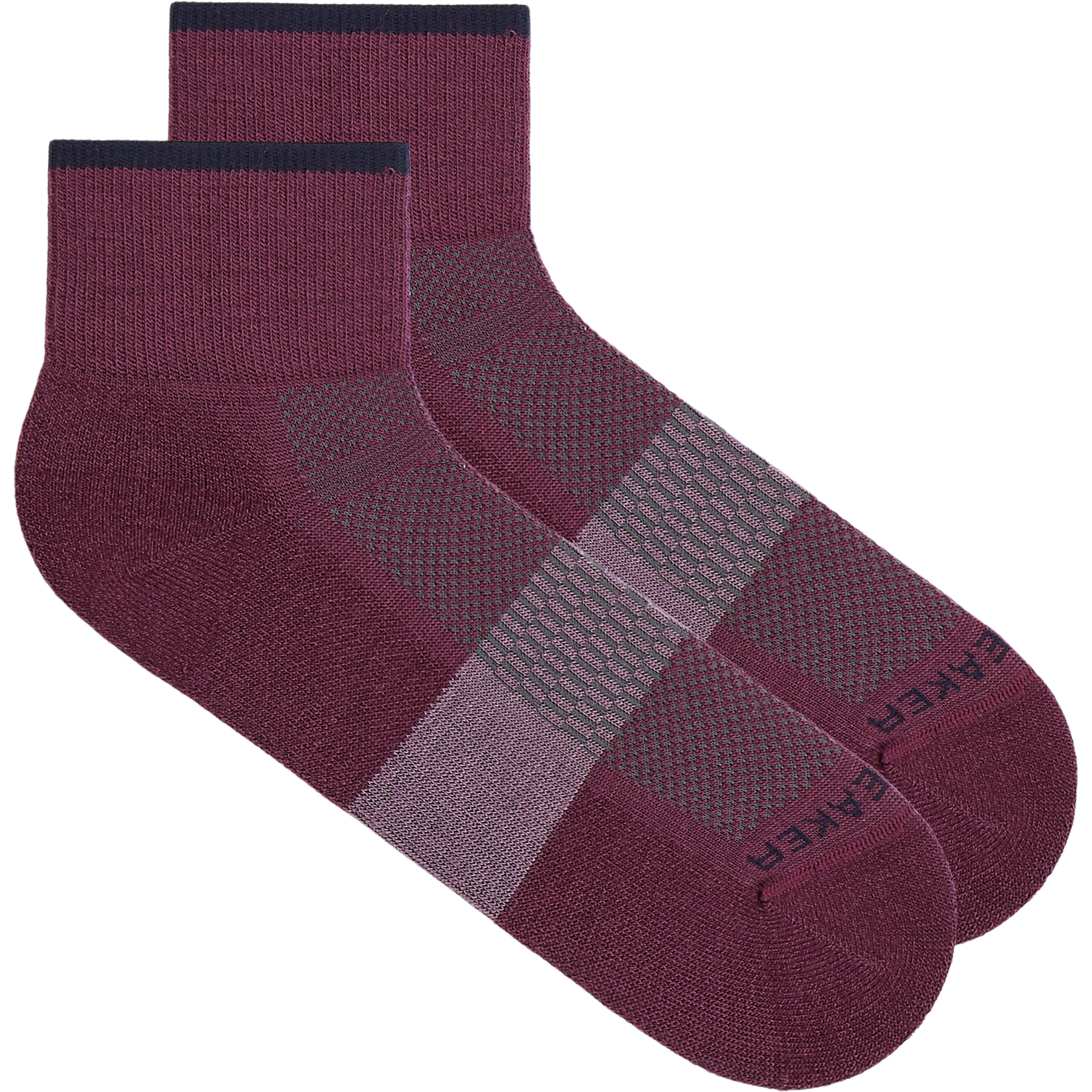 Icebreaker Multisport Light Mini Damen Fahrradsocken lila Größe 35 Trekking Widerstandsfähig Merinowolle