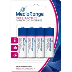 MediaRange MRBAT144 Haushaltsbatterie Einwegbatterie AA Zink-Karbon