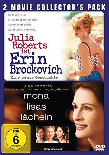 Julia Roberts - 2 Movie Collector's Pack: Erin Brockovich / Mona Lisas Lächeln [2 DVDs] - Preis vom 09.10.2026 07:28:09 h