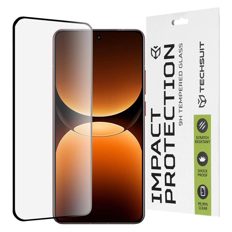 Techsuit - 111D Full Cover / Full Glue Glass / 3D Curved Screen - Realme GT 7 Pro - Black (Realme GT 7 Pro) (56364872)