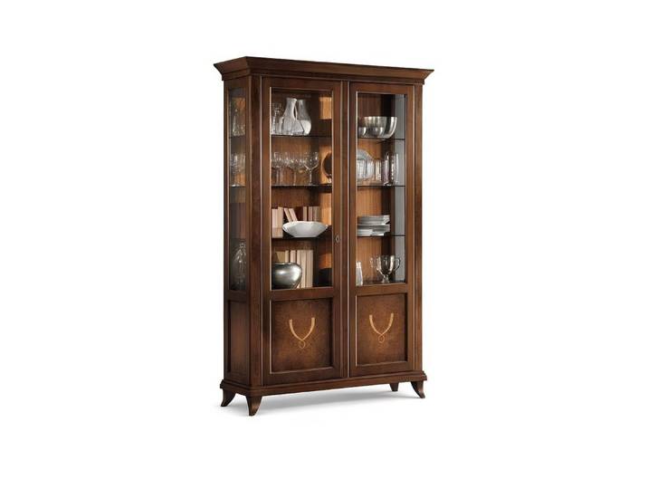 Xlmoebel Glasvitrine Vitrine Schrank Klassische Vitrinen Wohnzimmer Anrichte Italy Sofort (Vitrine Schrank) Made in Europa
