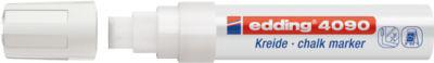 Kreidemarker edding 4090 4-15mm, 5 x weiß