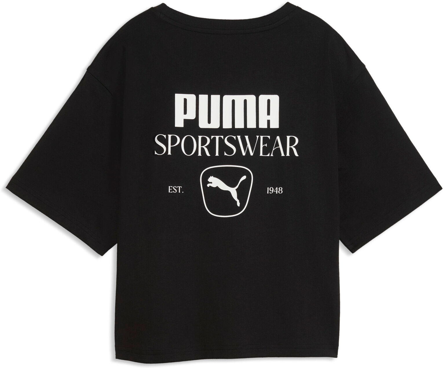 T-Shirt PUMA "CLASS RELAXED GRAPHIC TEE", Damen, Gr. XS, schwarz (puma schwarz), Jersey, Obermaterial: 100% Baumwolle, unifarben, relaxed fit kurz, Rundhals, Shirts T-Shirt, mit kurzem Schnitt, Kurzarmdesign, unifarbenes Design, Relaxed Fit puma schwarz X