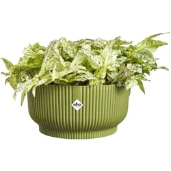 Elho, Blumentopf, Blumentopf Vibes Fold Bowl 25 cm Grün (25 x 12 cm)