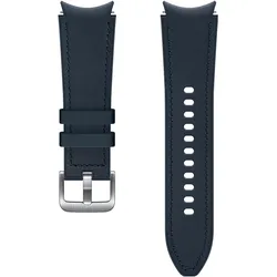 Samsung Hybrid Band (20 mm, Fluorelastomer, Leder), Uhrenarmband, Blau