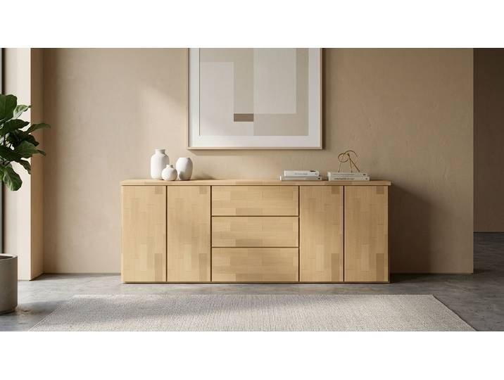 Elegantes Sideboard Buche Natur geölt