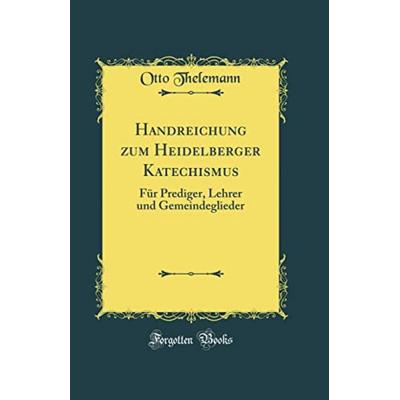 Handreichung zum Heidelberger Katechismus, Taschenbuch von , MV-Pädagogik, 978-3-96879-140-1