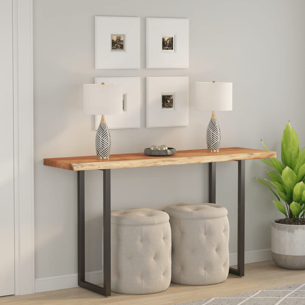 Alpen Home Rectangular Table Top Rectangular Solid Wood Brown 140 x 40 x 3.8 cm