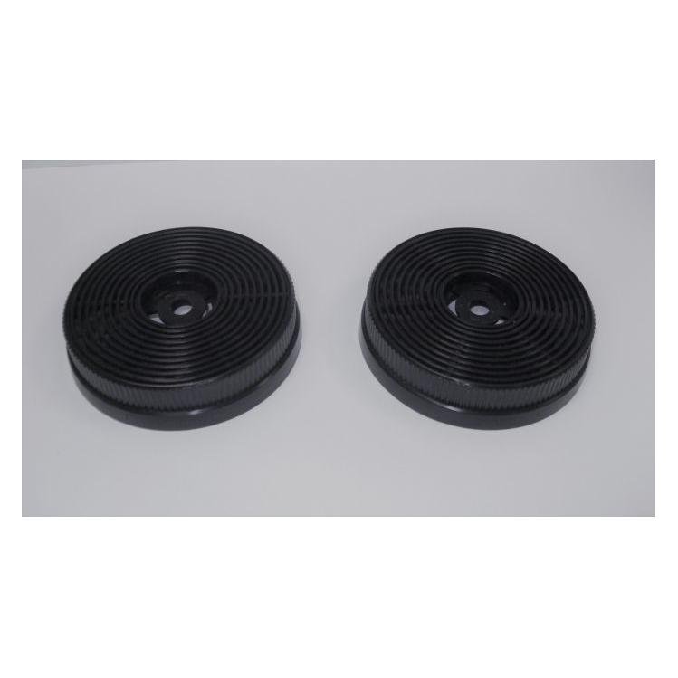 Bomann KF 571 2 Stück, Aktivkohlefilter für DU 774/7602 schwarz (13564)