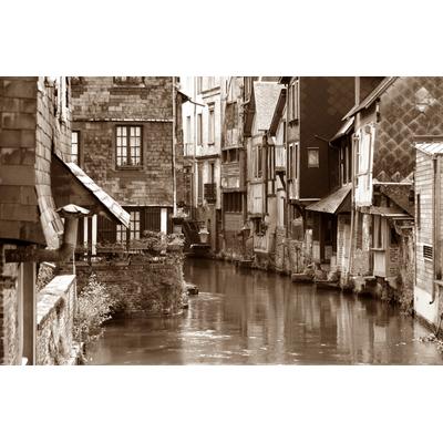 Fototapete PAPERMOON "Venedig Sepia", bunt, B:3,5m L:2,6m, Vlies, Tapeten
