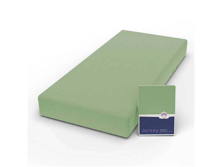 LOTUS BEDDING Fixleintuch COMFORT 90x200cm hellgrün