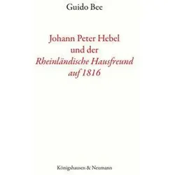 Johann Peter Hebel und der,Rheinländische Hausfreund auf 1816', Sprachbücher von Guido Bee