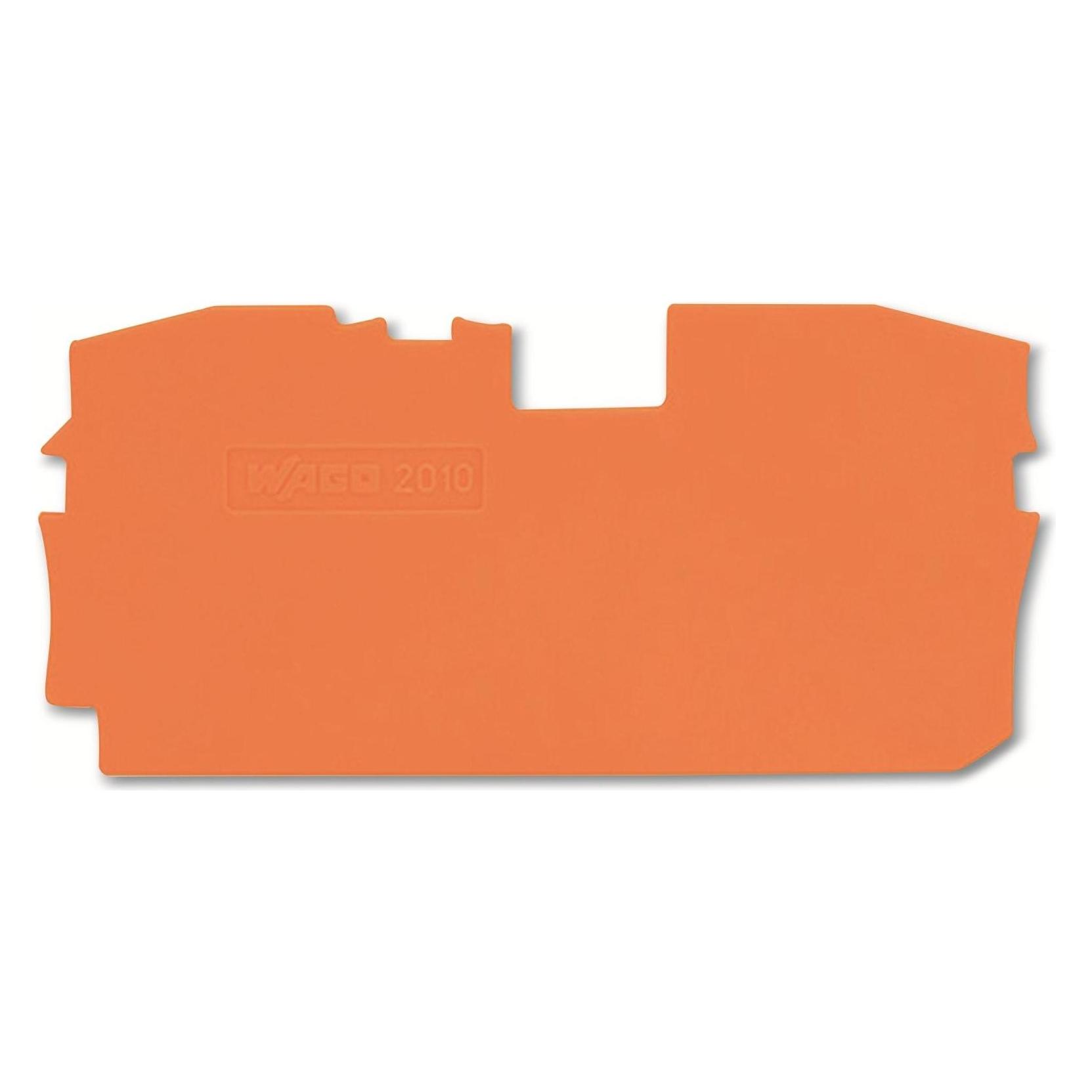 Wago Abschlussplatte für 2x10mm2 orange (Diverse) (2010-1292)
