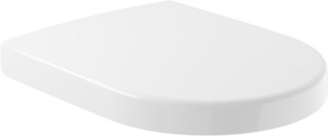 V&B; Abattant WC Subway blanc, libération rapide, charnières inox ; Villeroy & Boch (9M55Q101)