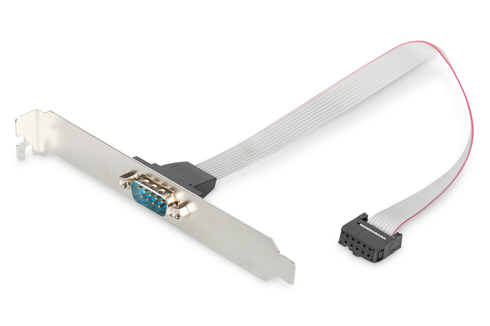 Digitus Serielles Slotblechkabel, D-Sub9 - IDC 2x5pin St/Bu, 0.25m, Seriell, DTK, be AK-610300-003-E