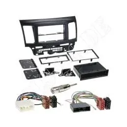 Autoradio 1-DIN / 2-DIN Radioblende+Adapterkabel Einbauset Mitsubishi Lancer ...