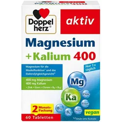 Doppelherz aktiv Magnesium + Kalium 400 60 St Tabletten