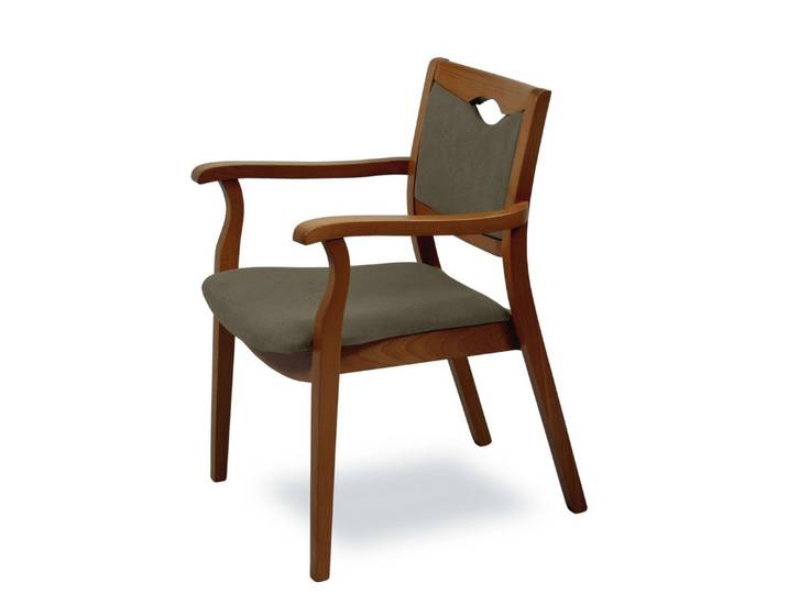 Home affaire Armlehnstuhl London, Stuhl, Komfortsessel, 3 Gestellfarben, Made in Italy (1 St), Extra-komfortabel, ergonomisch, fleckenabweisendes Gewebe, Massivholz