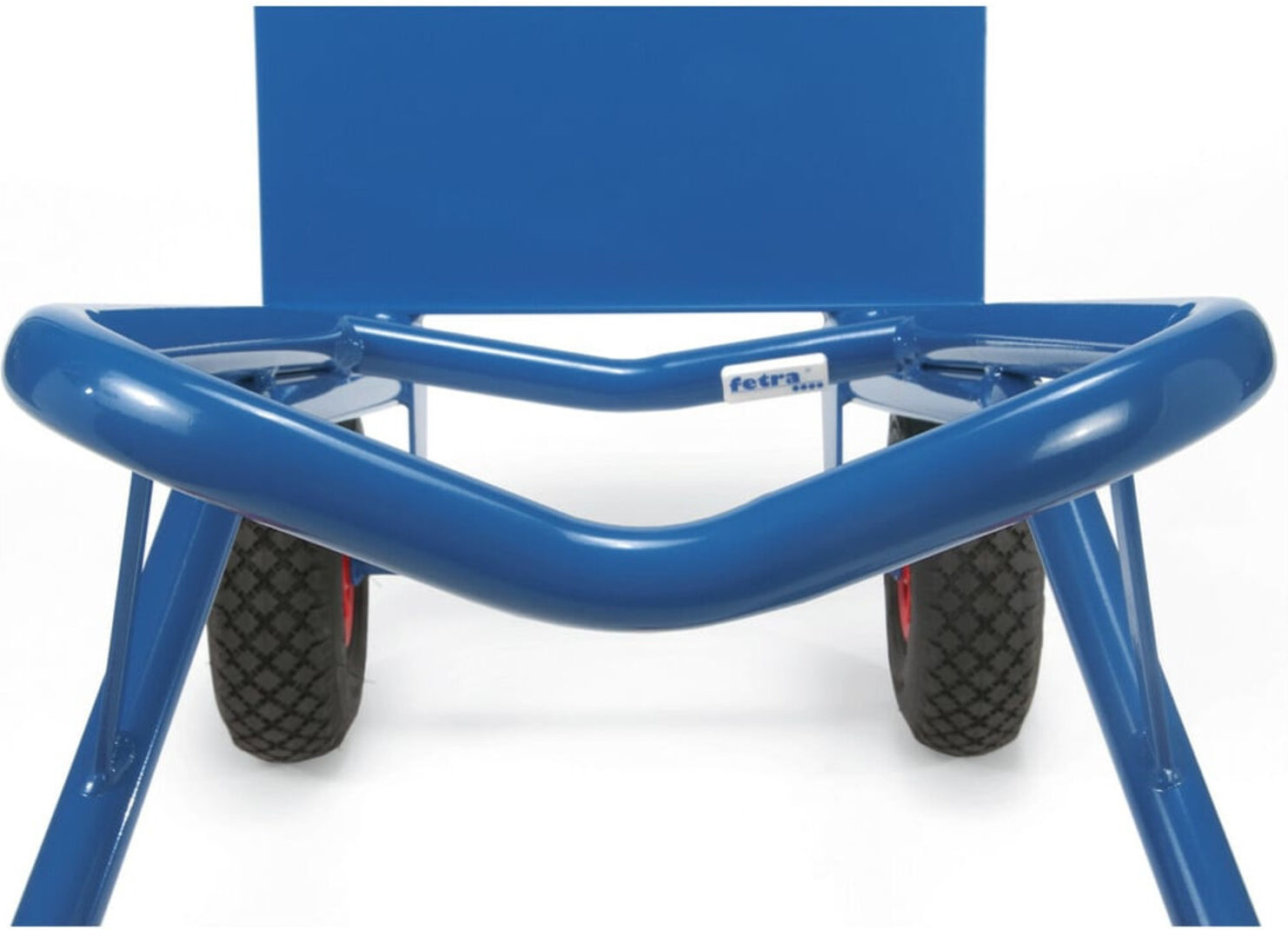 fetra B1331L Stahlrohr-Sackkarre mit Luftbereifung, Tragkraft 300 kg, Sicherheitsgriffe)