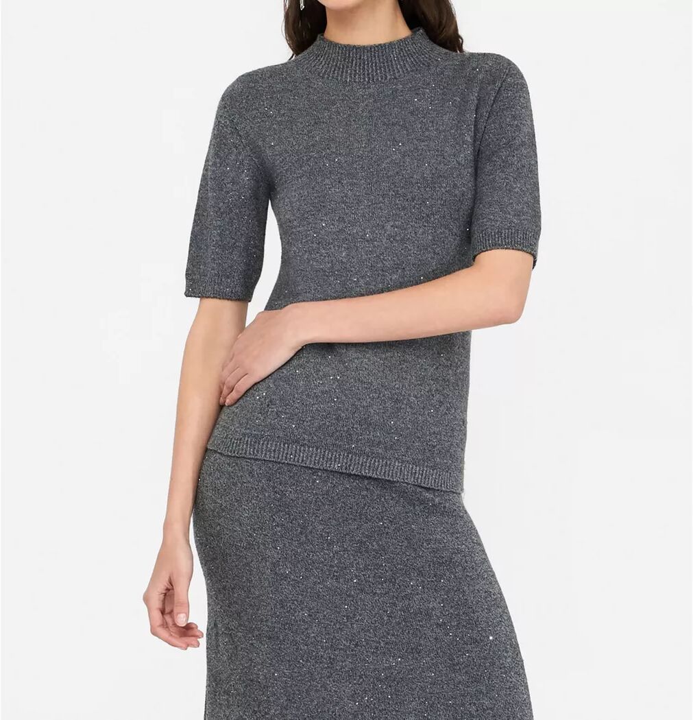 LIU JO - Pullover, für Damen, Anthrazit, Größe L