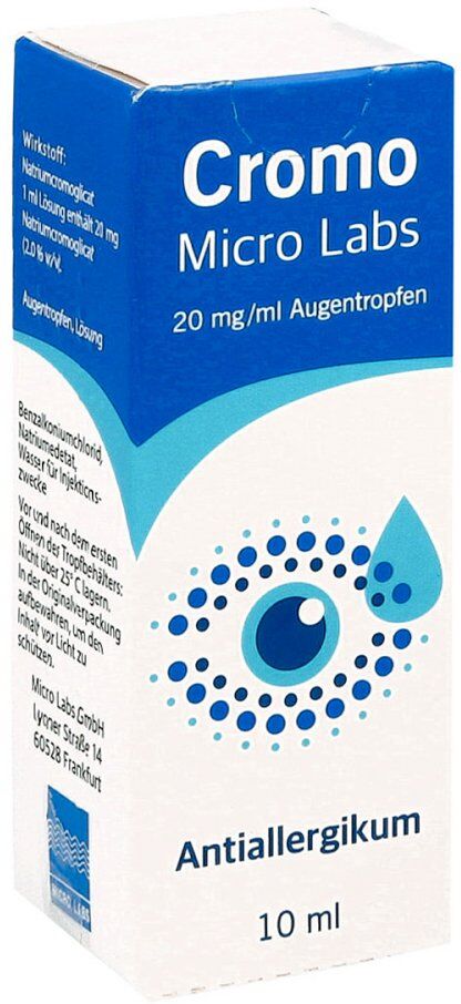 Cromo Micro Labs 20 mg/ml Augentropfen