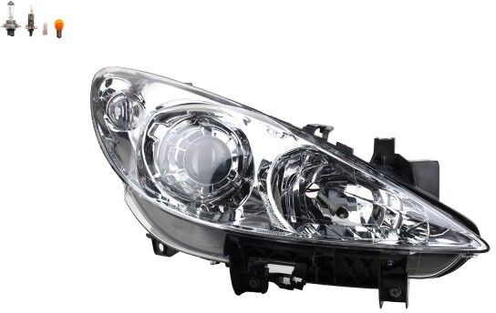 NP24 Scheinwerfer passend für Peugeot 307 07/2005 - Rechts Leuchtmittel