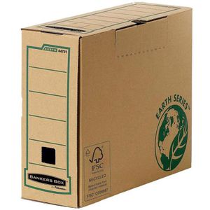 Bankers-Box Archivbox Earth Series, A4+, 100mm Füllhöhe, braun, für Akten, 20 Stück