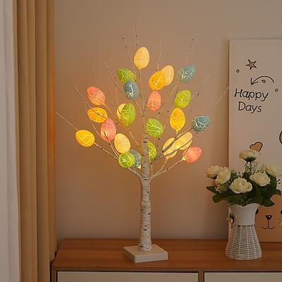 led osterei baum licht lampe dekoration innen party aktivität szene layout landschaft beleuchtung baum