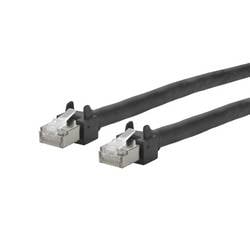 METZ CONNECT Patchkabel 6kV Flex500 Outdoor, schwarz, 0,5 m 13084F0500-E