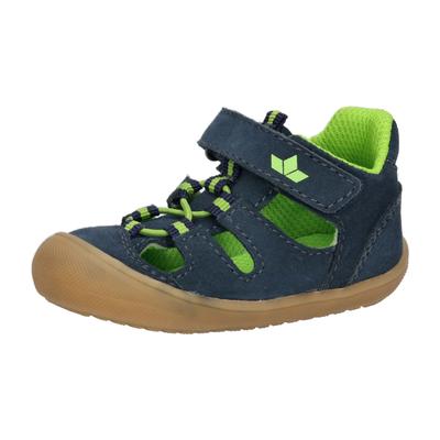 Lauflernschuh LICO "Lauflernschuh Gwen V", Baby, Gr. 20, blau, Veloursleder, Schuhe Lauflernschuh