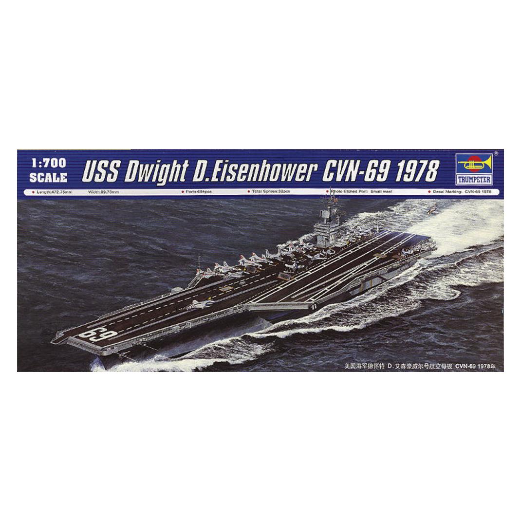 Trumpeter USS Dwight D. Eisenhower CVN-69 1978 (05753)