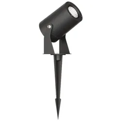 Beneito & Faure Sair XL - 20 W runder LED-Strahler IP65 Schwarz 2200 K - Gartenleuchte für Pflanzen oder Hecken h38 cm - Beneito faure