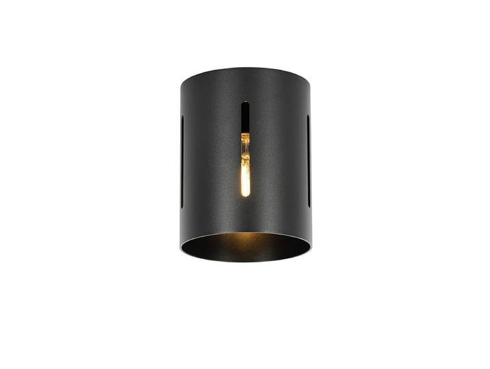 Plafonnier design noir - Yana