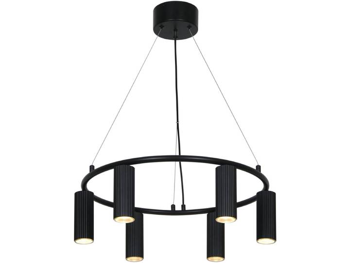 Nordlux-Vico-6x Hanglamp-Zwart