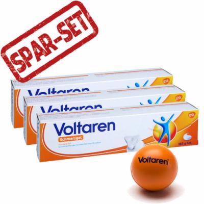 Haleon Germany GmbH VOLTAREN SCHMERZGEL SPARSET 3X180 g 08028860