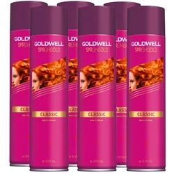 3600ml Goldwell Sprühgold Classic Haarspray Maxi Set (6 x 600ml)