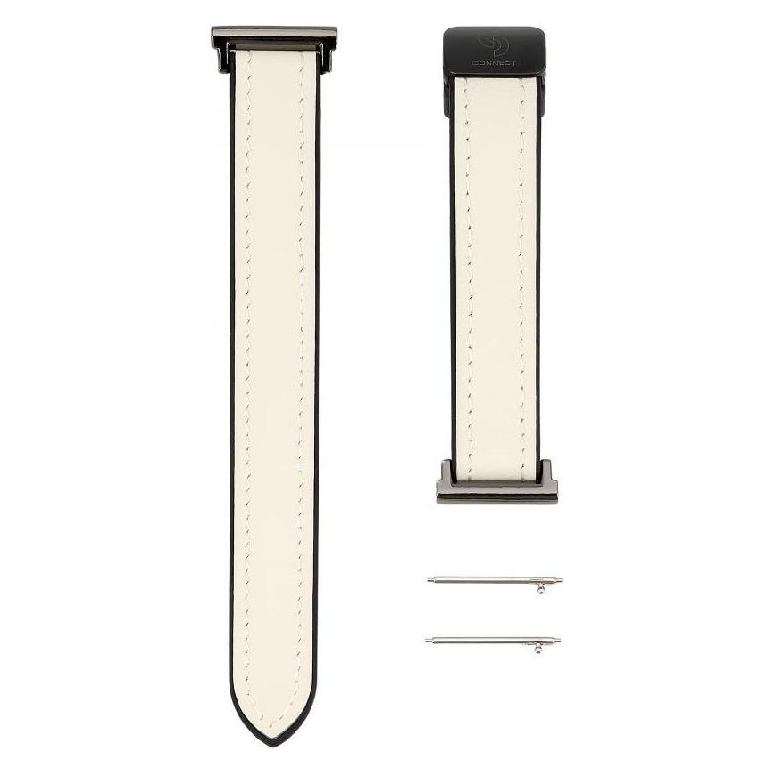 Connect 20mm Silicone Leather Strap with Magnetic (Leder, Silikon) (CONUNI20SLWMW)