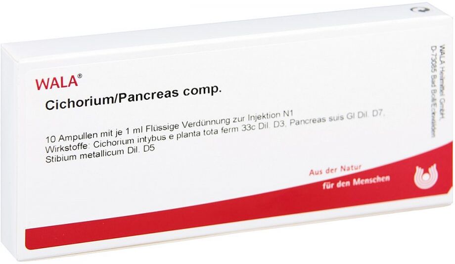 Wala Cichorium Pancreas Comp. Ampullen