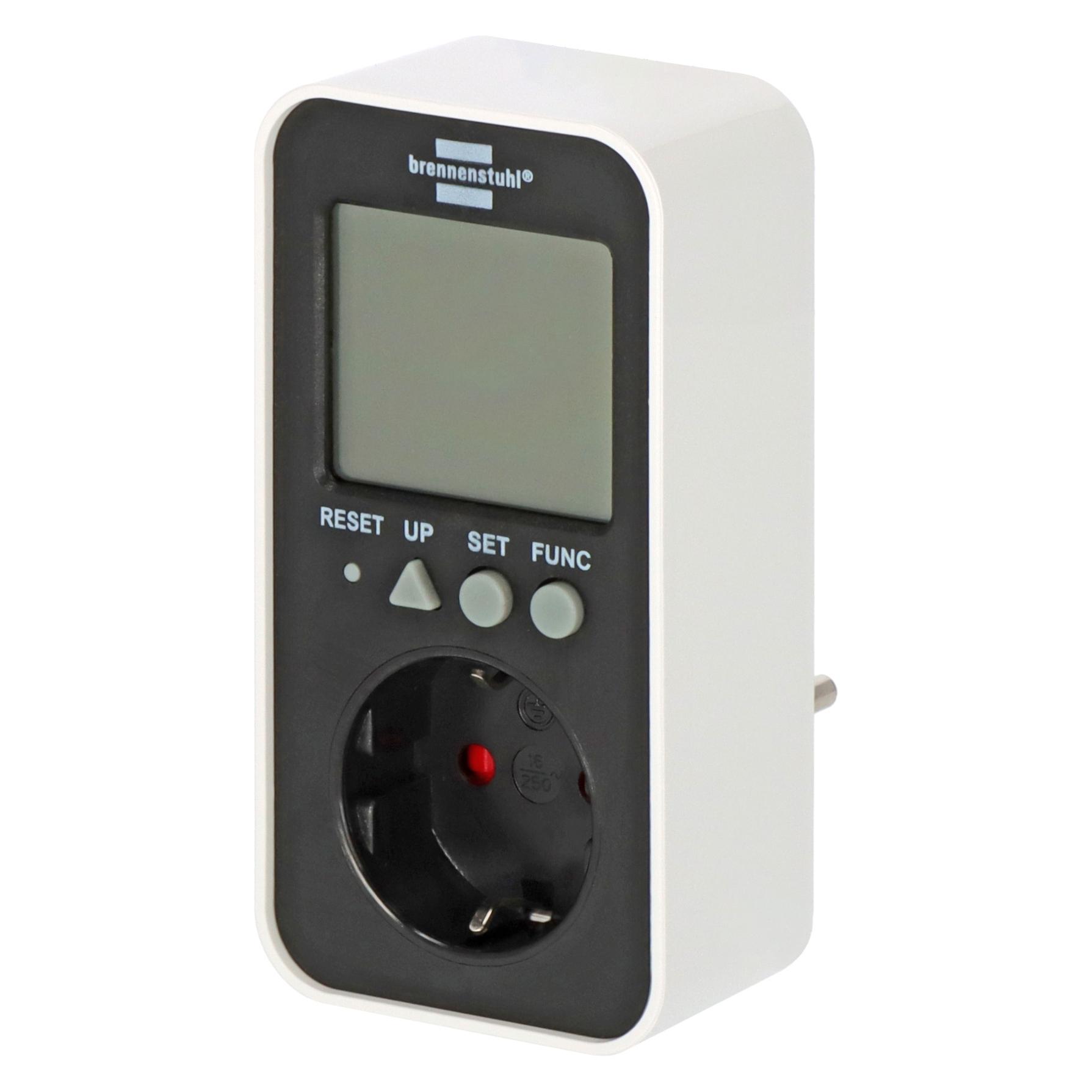 Brennenstuhl Hugo GmbH & Co. KG Ecolor Energiemessgerät ECL EM-2 weiss/schwarz (1506600100)