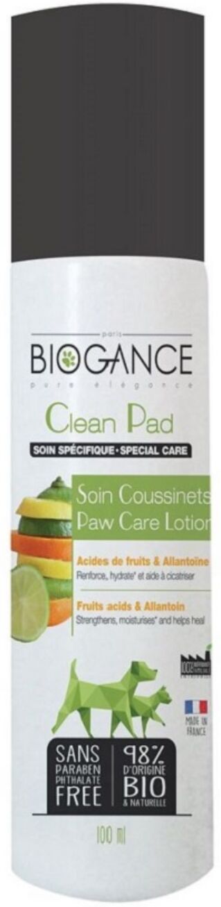 Biogance Lozione Zampe Polpastrelli per Cani e Gatti Clean Pads 100 ml