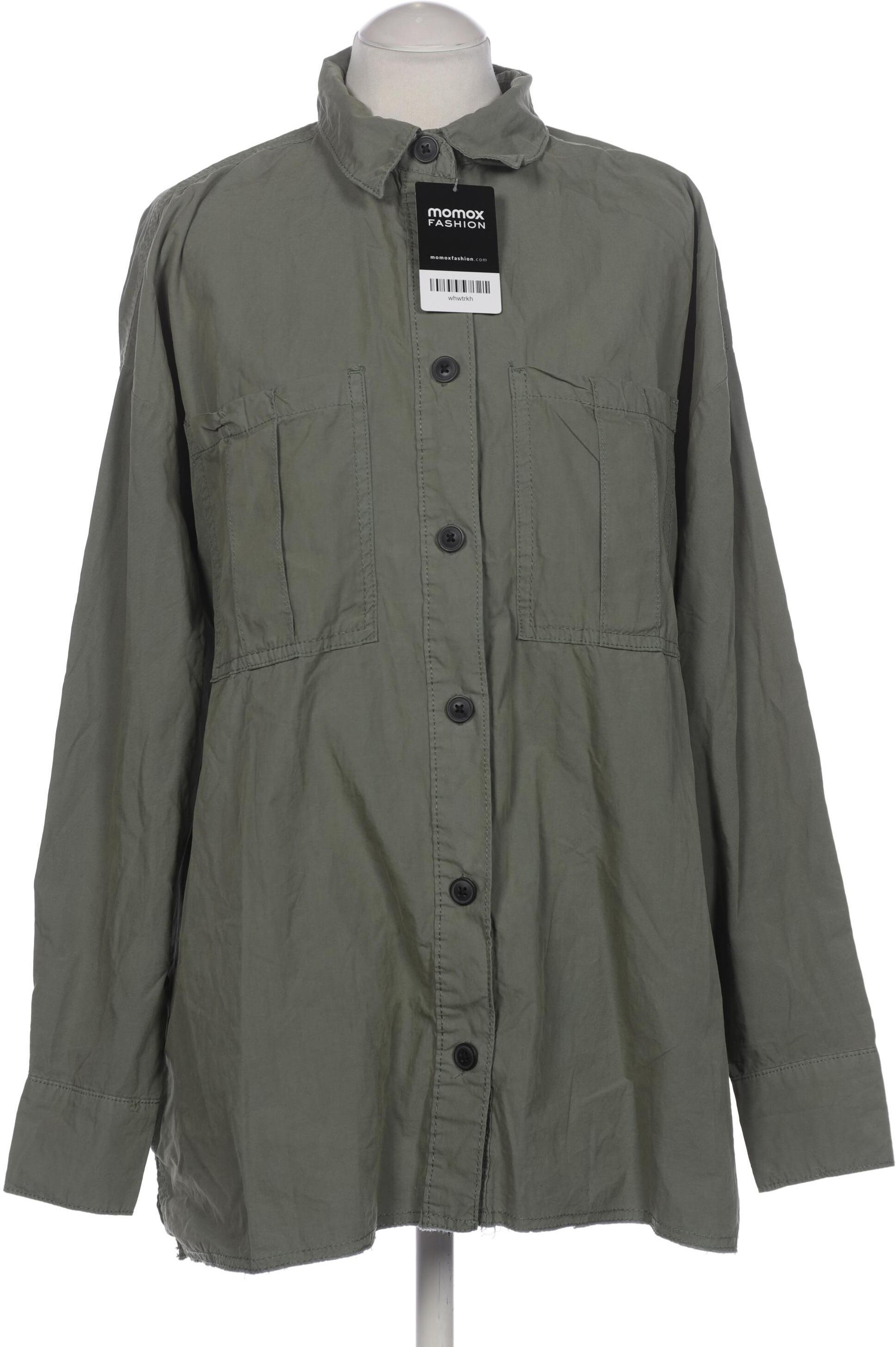 asos Curve Damen Bluse, Grün, Gr. EU 38, Baumwolle - Second Hand