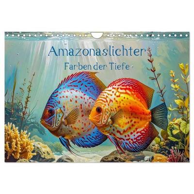 Amazonaslichter. Farben der Tiefe (Wandkalender 2026 DIN A4 quer), CALVENDO Monatskalender
